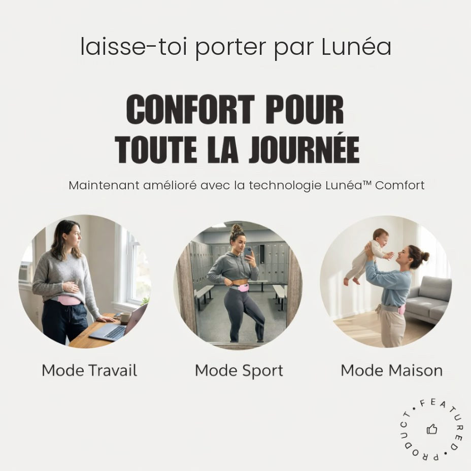 Lunéa ceinture chauffante règles