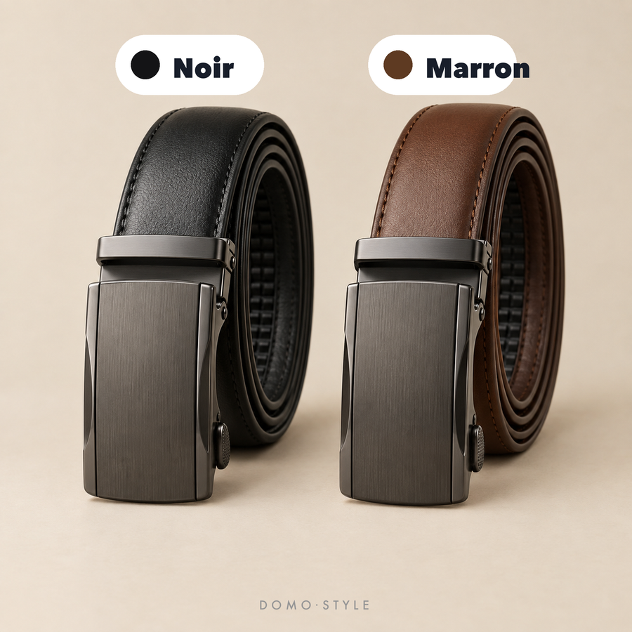 Ceinture Ashford en noir et en marron