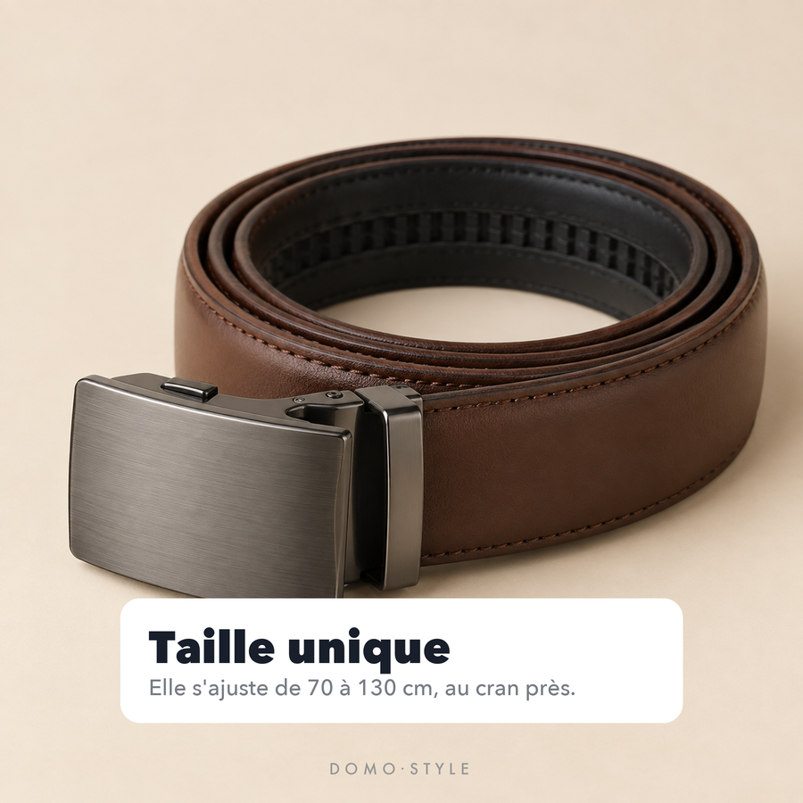 Ceinture Ashford taille unique, elle s'ajuste de 70 à 130 cm