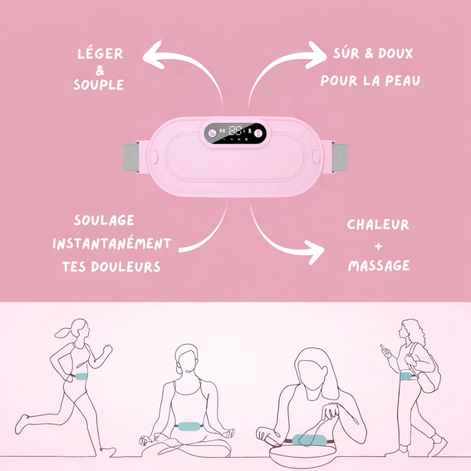 Lunéa ceinture chauffante règles